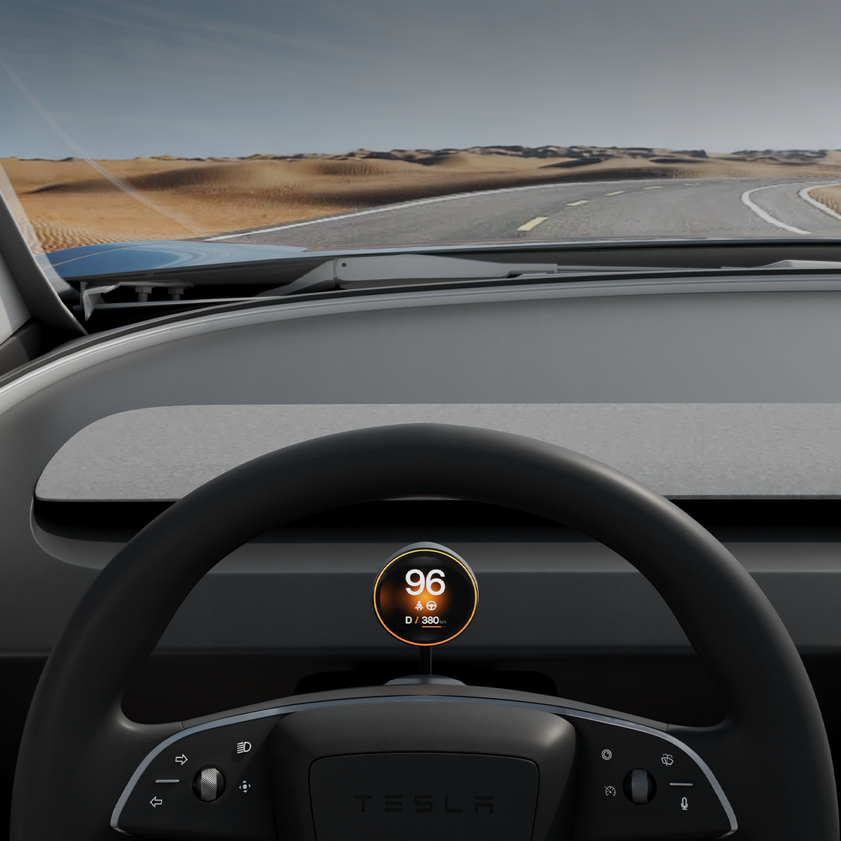 Still Glancing Sideways? The Wireless OLED HUD for the 2025 Model Y Juniper