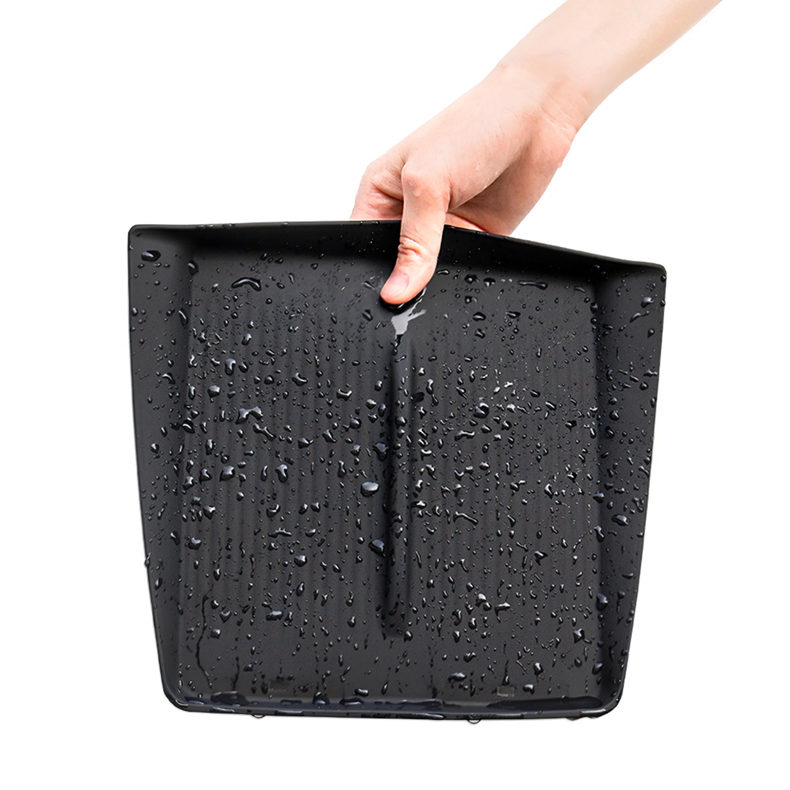 Tesla Model Y Juniper 2025 / Model 3 Highland 2024 Console Wireless Charging Pad - Anti-Slip Silicone Mat, 15W Fast Charging & OEM Fit