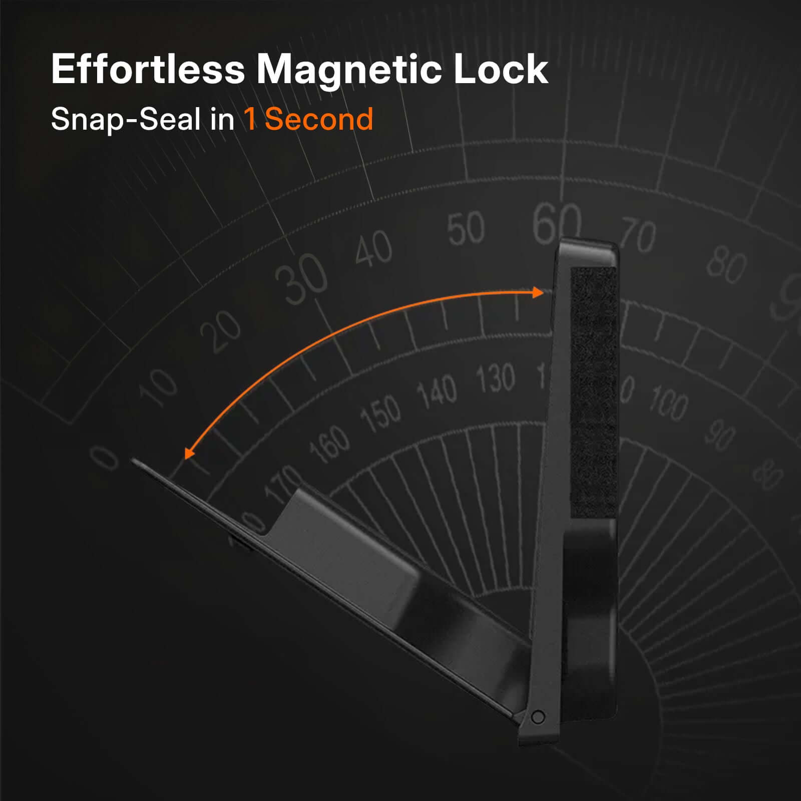 Tesla Model 3 Highland 2024 & Model Y Juniper 2025 Magnetic Armrest Organizer effortless magnetic lock demonstration with snap-seal feature