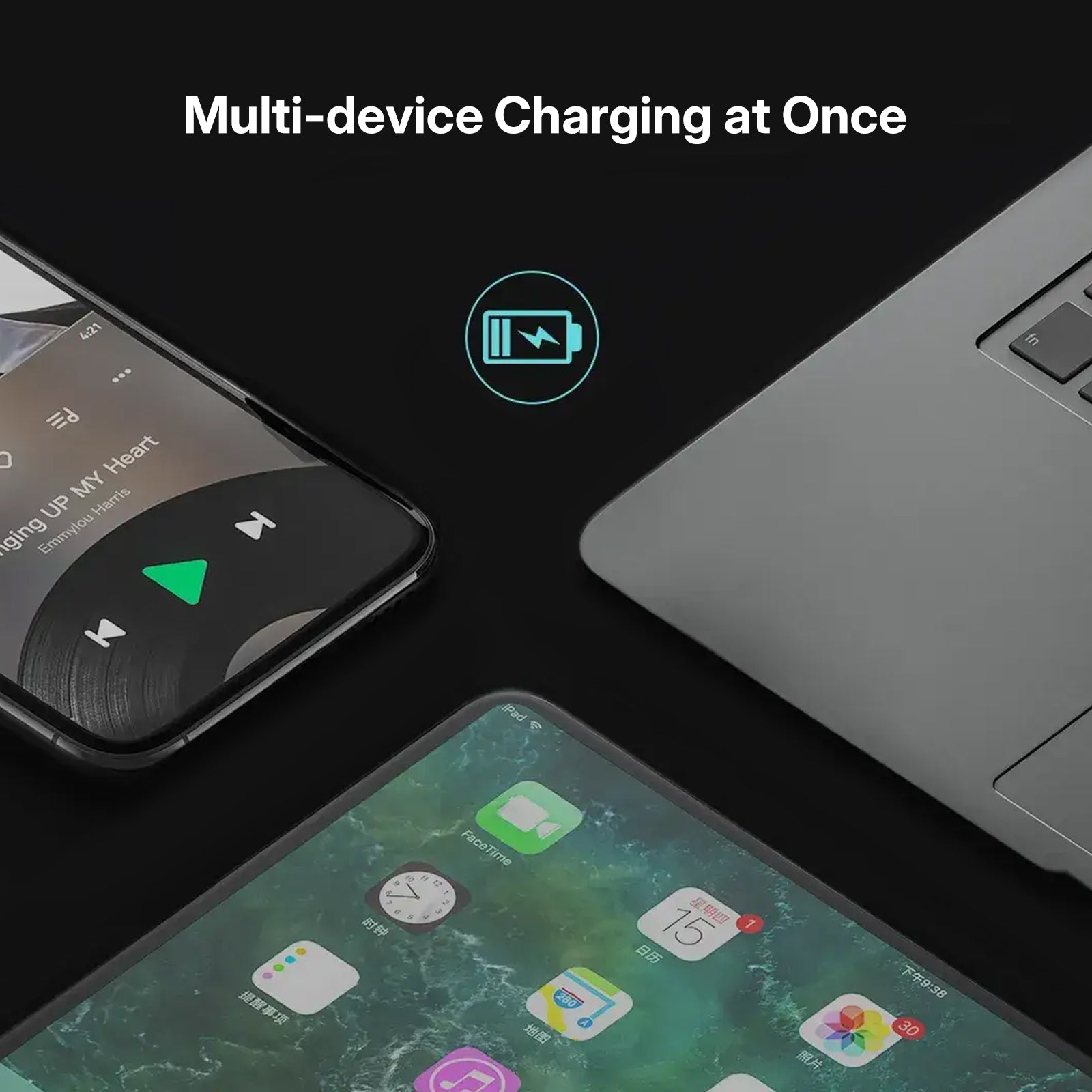 Tesla Center Console USB Charger Hub for Model 3 Highland 2024 & Model Y 2025 - 65W Magnetic 4-Port Fast Charge | No More Port Lack!