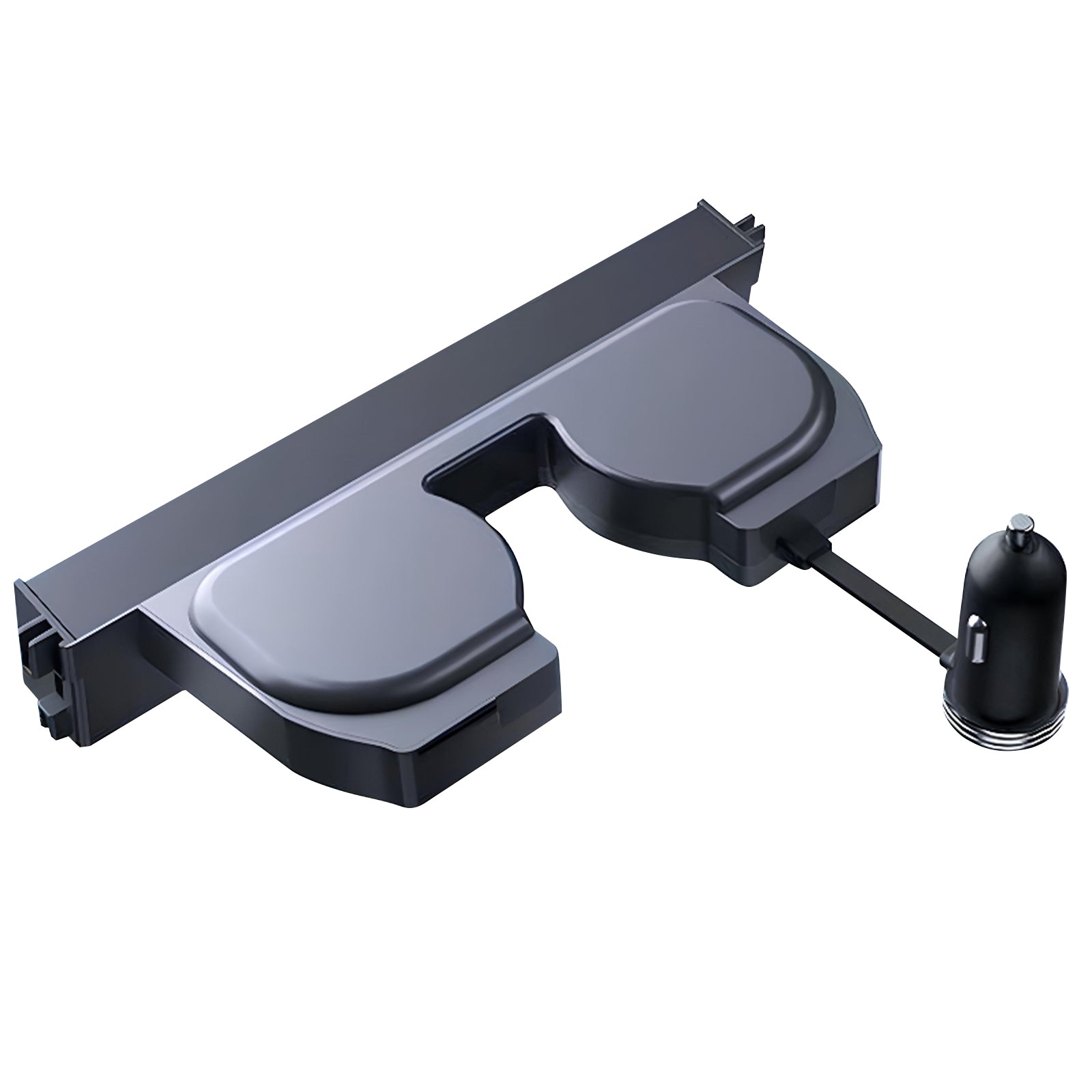 Tesla Center Console USB Charger Hub for Model 3 Highland 2024 & Model Y 2025 - 65W Magnetic 4-Port Fast Charge | No More Port Lack!