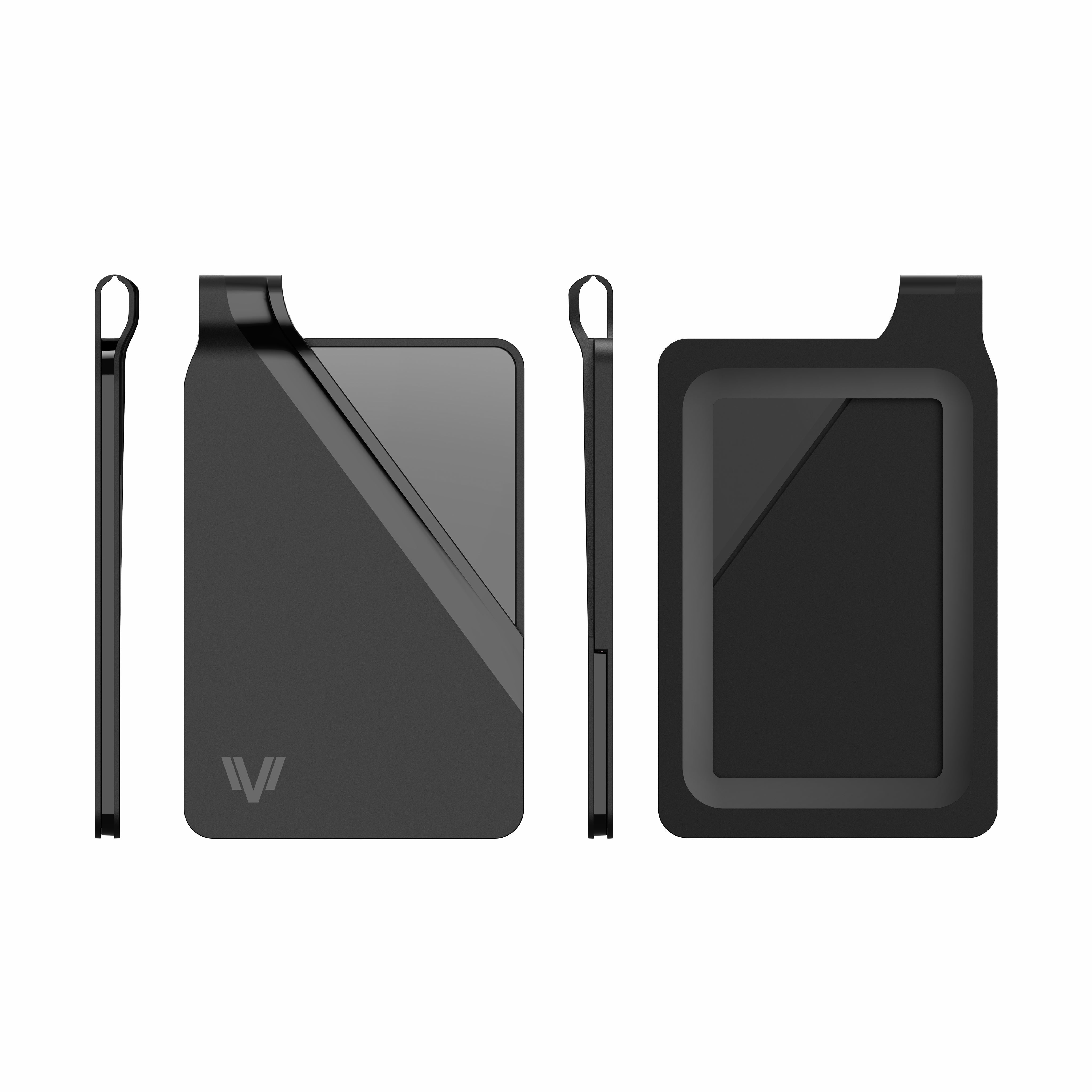 Tesla Key Card Holder - Magnetic Snap Cover & Reinforced Backplate | Installation in Seconds, No Tools!