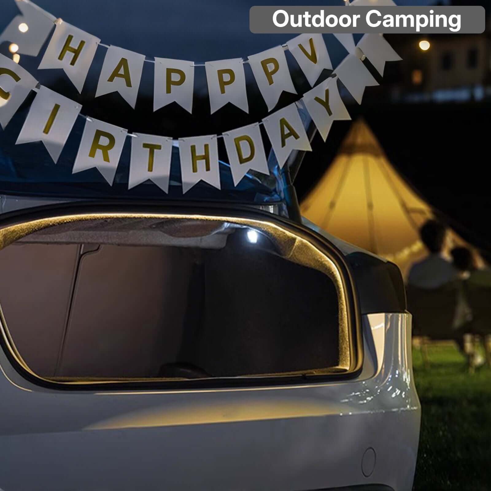 Fix Dark Trunk! Tesla Model 3 Highland 2024 Trunk LED Light Strip - Warm White 3000K Ambient Glow Auto On/Off | OEM Style Plug & Play.