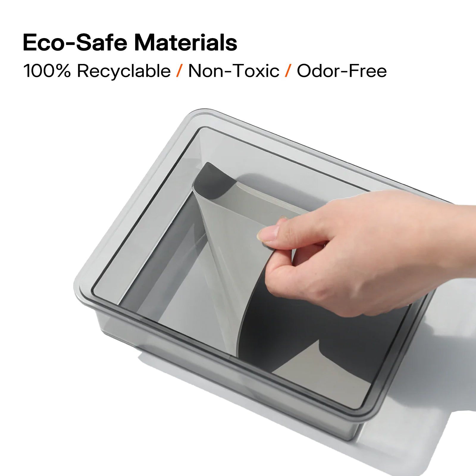 Tesla Model 3 Highland 2024 & Model Y Juniper 2025 Clear Armrest Organizer - See-Through Storage Drawer, Scratch Resistant & OEM Fit