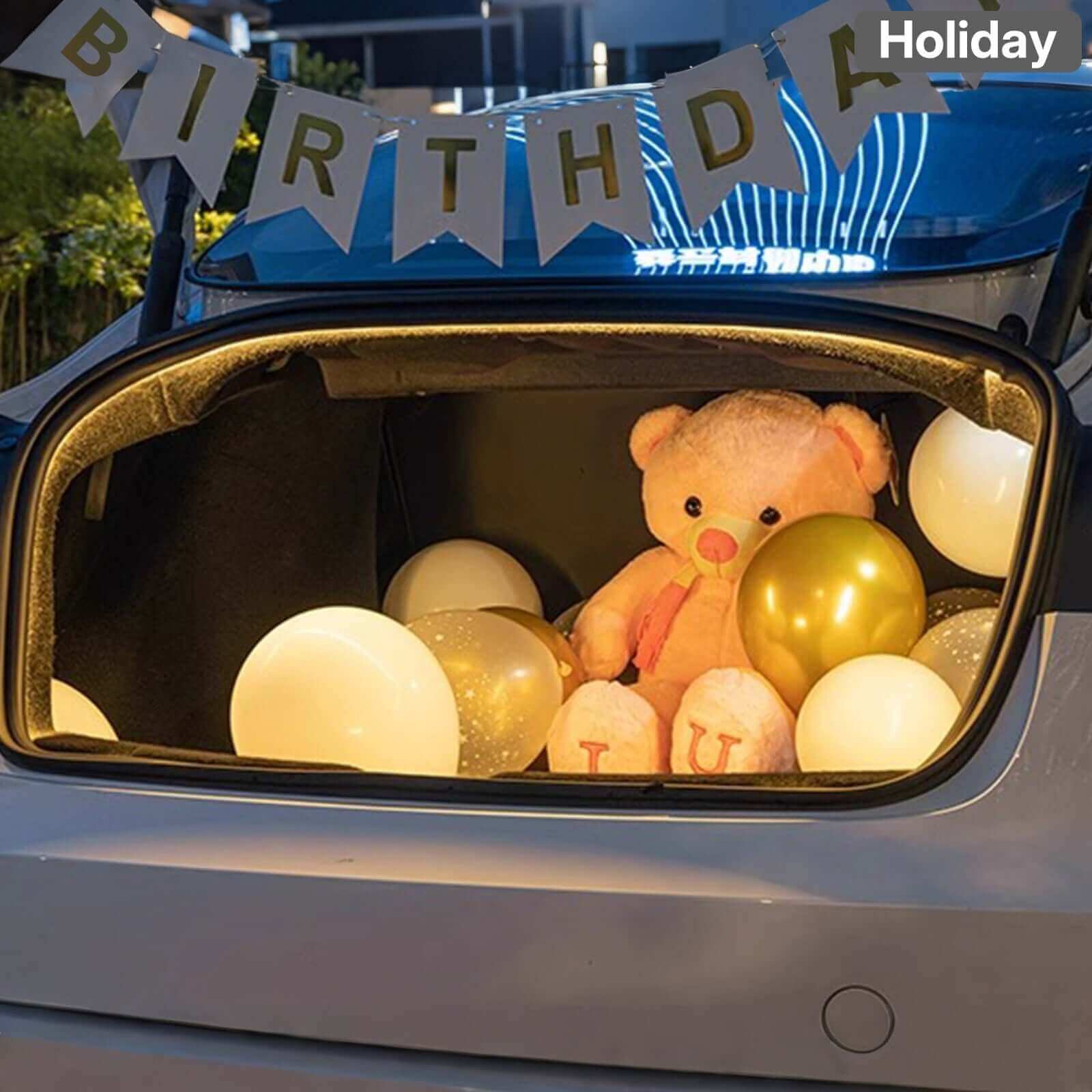 Fix Dark Trunk! Tesla Model 3 Highland 2024 Trunk LED Light Strip - Warm White 3000K Ambient Glow Auto On/Off | OEM Style Plug & Play.