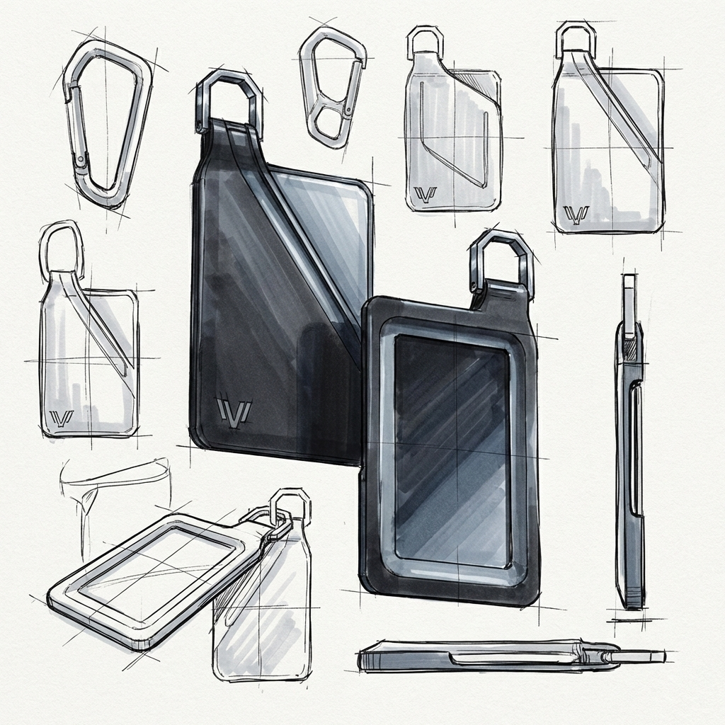 Tesla Key Card Holder - Magnetic Snap Cover & Reinforced Backplate | Installation in Seconds, No Tools!.