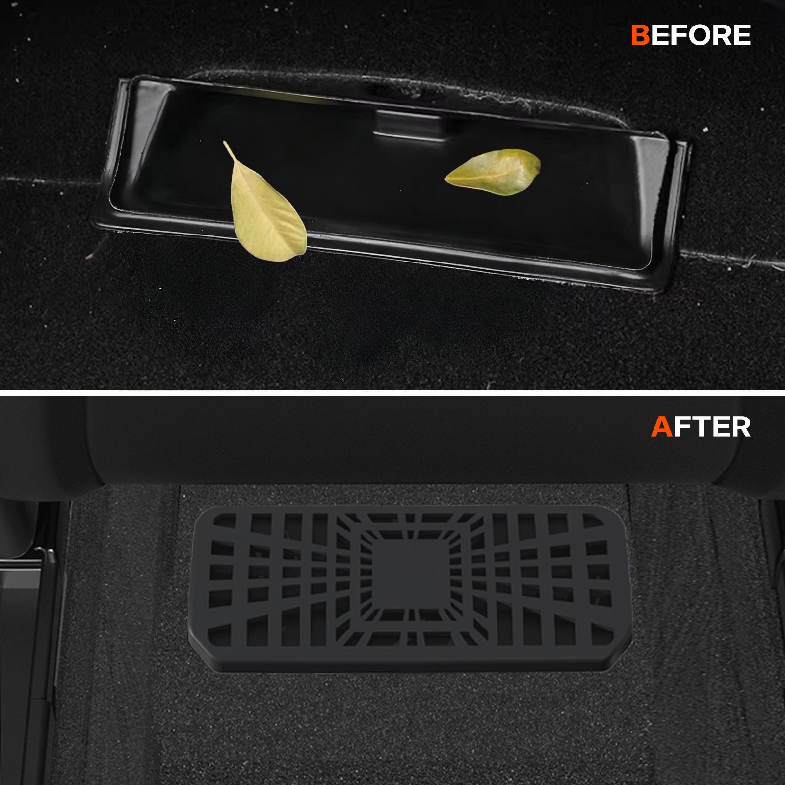 Tesla Model 3 Highland 2024 Under Seat/Rear Air Vent Cover - Dust Protection Guard, OEM Fit & Easy Installation