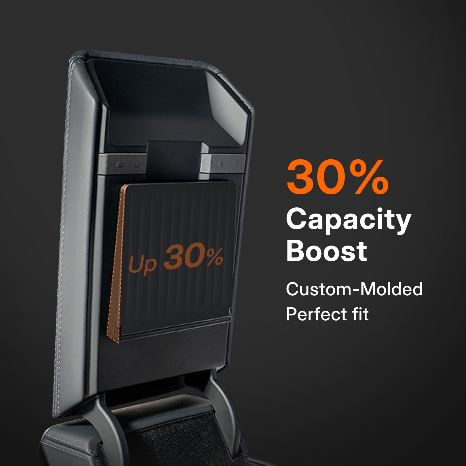 Tesla Model Y Juniper 2025 / Model 3 Highland 2024 Magnetic Armrest Organizer - Hidden Storage Box, Quick Access & OEM Fit