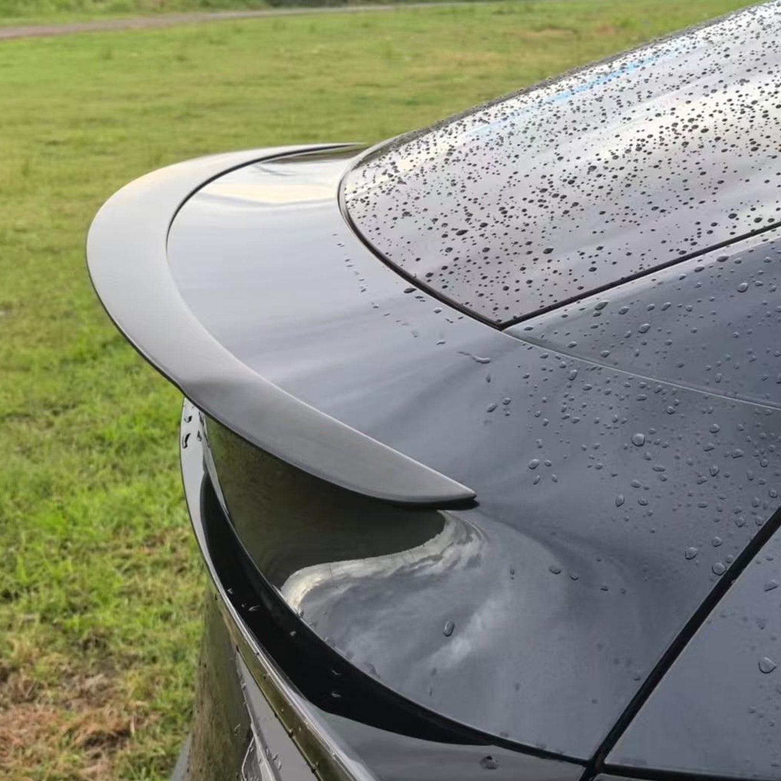 Real Dry Carbon Spoiler for Tesla Model Y Juniper 2025 - Fix Naked Trunk! OEM Performance Look & 3X Downforce