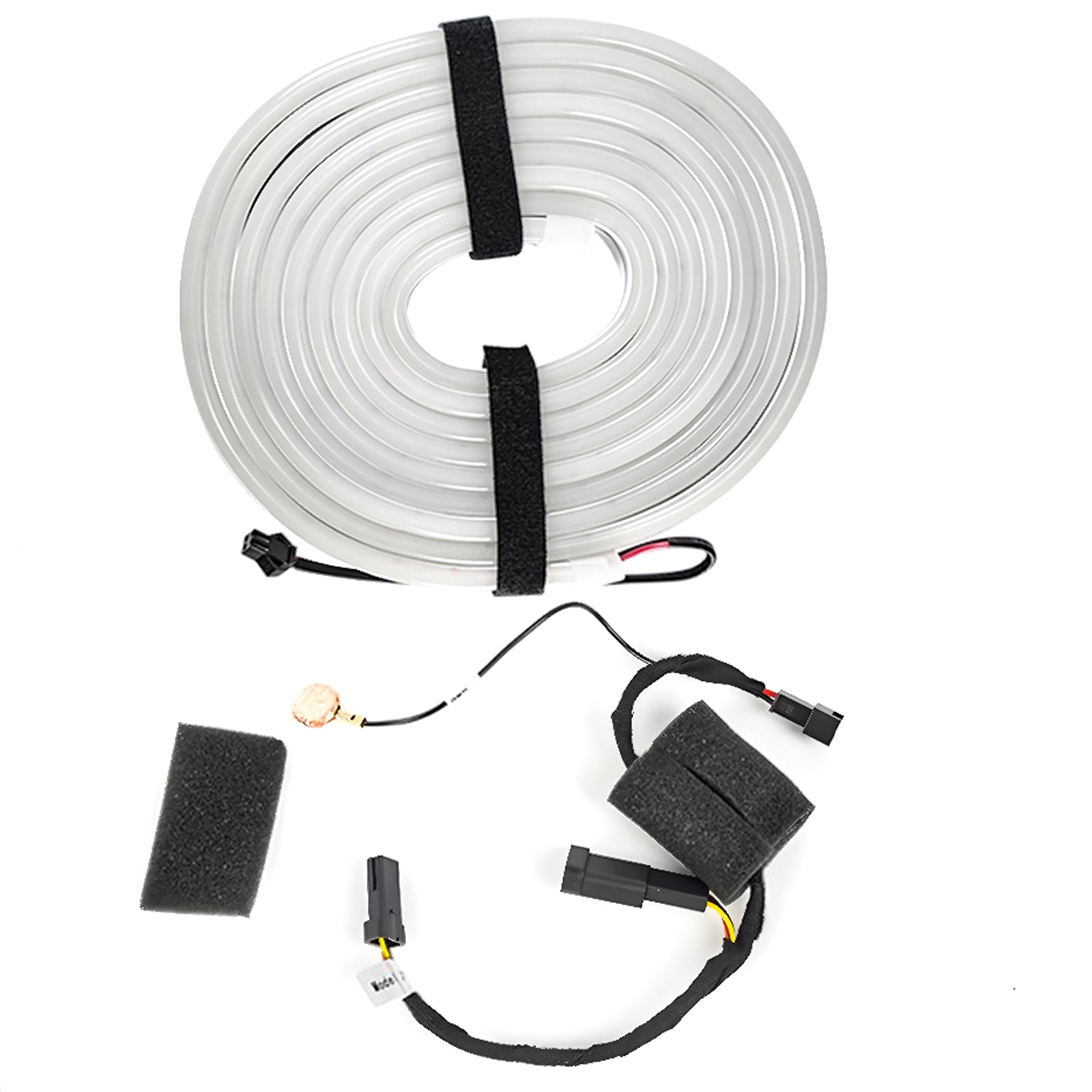 Fix Dark Frunk! Tesla Model Y Juniper 2025 Frunk LED Light Strip - Warm White 3000K Ambient Glow Auto On/Off | OEM Style Plug & Play