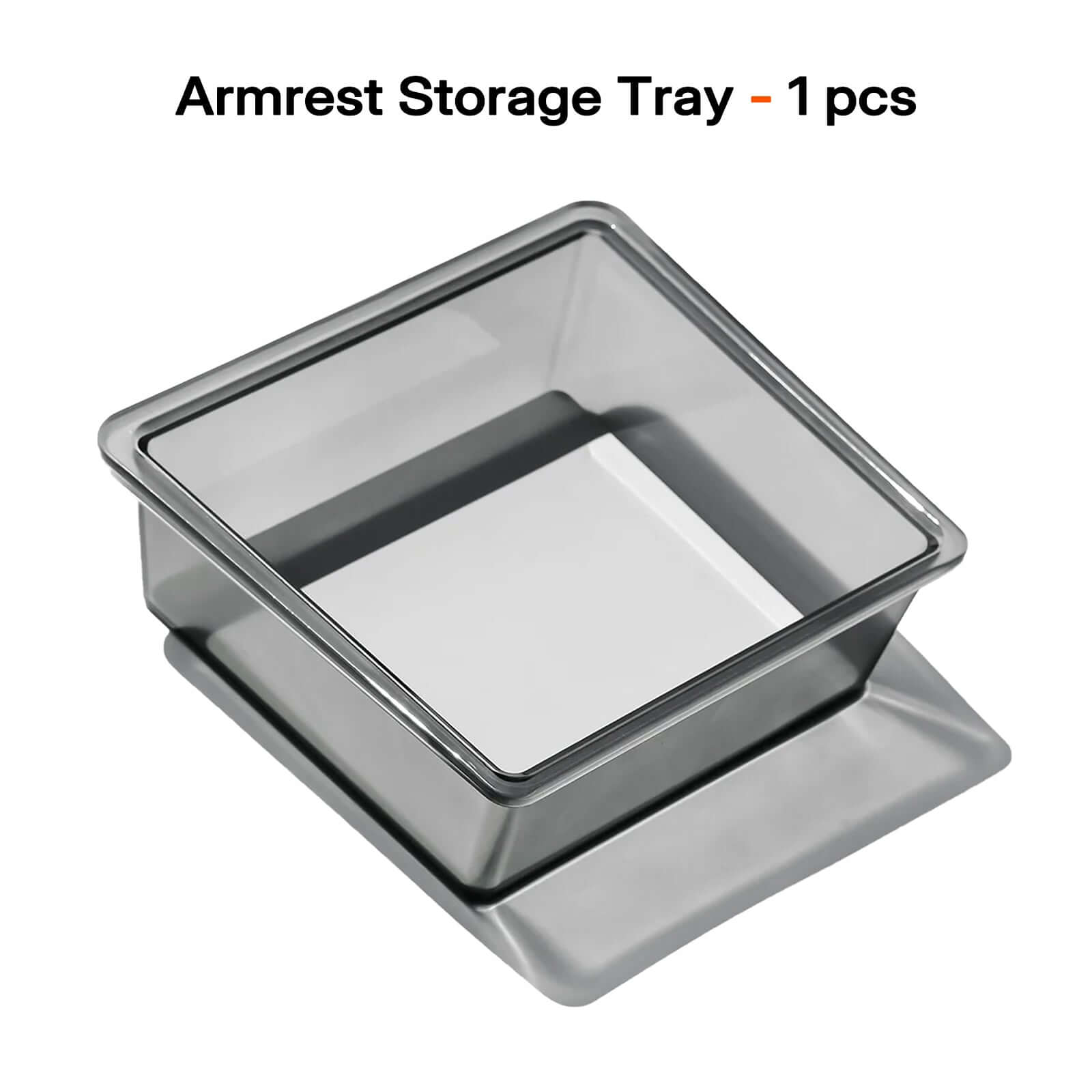 Tesla Model 3 Highland 2024 & Model Y Juniper 2025 Clear Armrest Organizer storage tray in see-through design