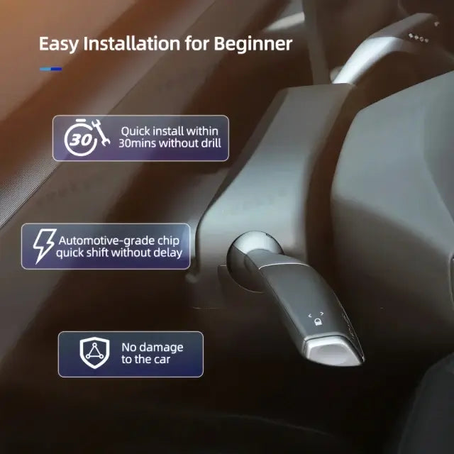 Upgrade Your Tesla Stalks! Model S/X 2021 Gear Shift & Turn Signal Stalk Kit | Smoother Feel.