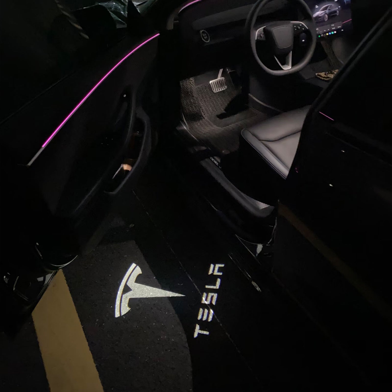 Tesla Model 3 Highland 2024 Schalthebel und Blinkerhebel