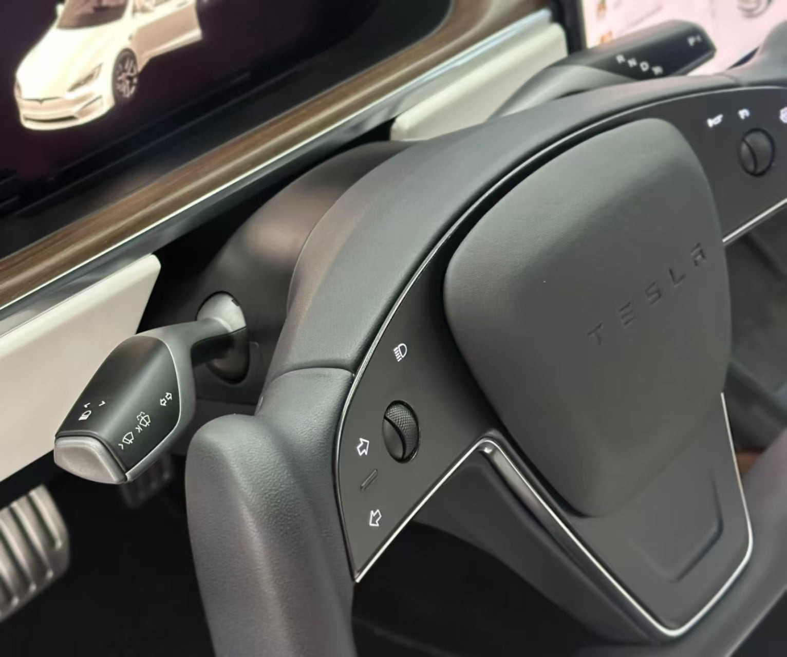 Upgrade Your Tesla Stalks! Model S/X 2021 Gear Shift & Turn Signal Stalk Kit | Smoother Feel