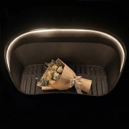 Tesla Model 3 / 3 Highland Frunk Light Pro - Bande LED RGBIC 16M contrôlée par application, mode spectacle & flux dynamique pour ambiance DIY