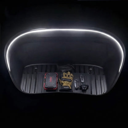 Tesla Model 3 / 3 Highland Frunk Light Pro - Bande LED RGBIC 16M contrôlée par application, mode spectacle & flux dynamique pour ambiance DIY