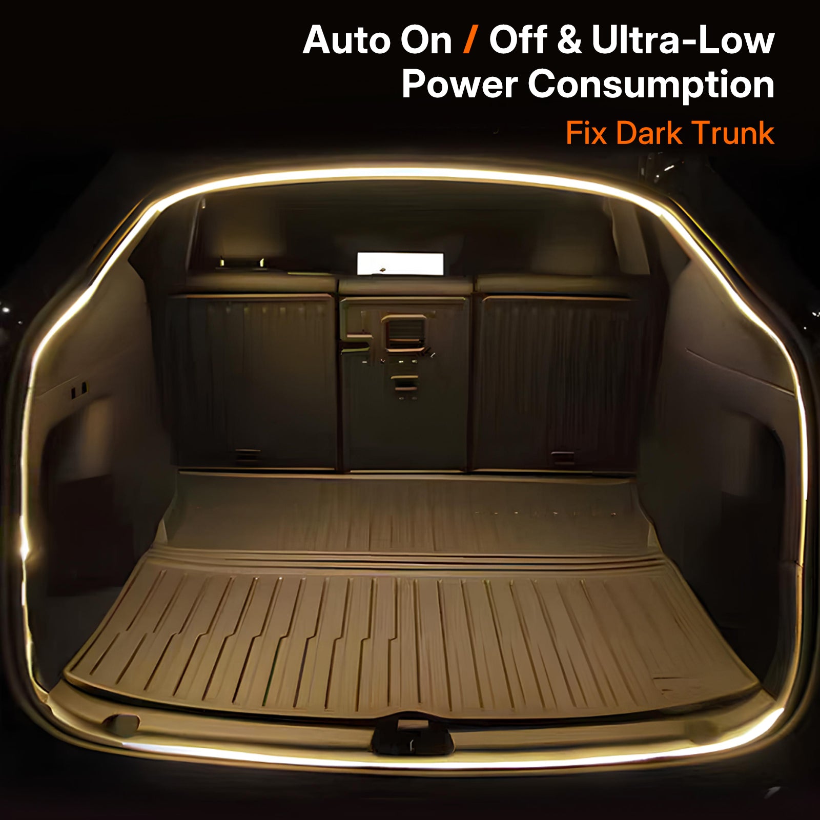 Tesla Model Y / Y Juniper Trunk Light Pro - App-Controlled RGBIC 16M Color LED Strip, Show Mode & Dynamic Flow for DIY Ambiance