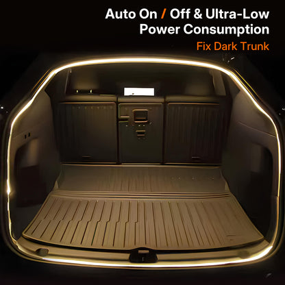 Tesla Model Y / Y Juniper Trunk Light Pro - App-Controlled RGBIC 16M Color LED Strip, Show Mode & Dynamic Flow for DIY Ambiance