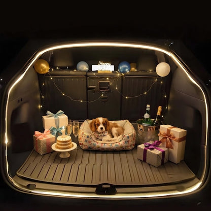 Tesla Model Y / Y Juniper Trunk Light Pro - App-Controlled RGBIC 16M Color LED Strip, Show Mode & Dynamic Flow for DIY Ambiance