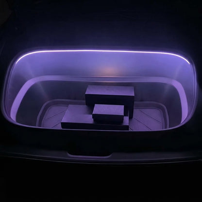 Tesla Model Y / Y Juniper Frunk Light Pro - App-styret RGBIC 16M farvet LED-strip, Show Mode & dynamisk flow til DIY stemning