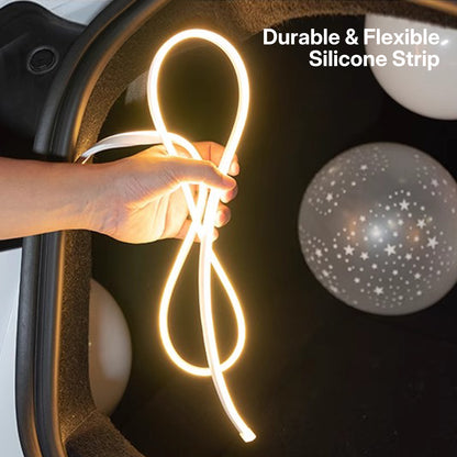 Tesla Model 3 / 3 Highland Trunk Light Pro - App-Controlled RGBIC 16M Color LED Strip, Show Mode & Dynamic Flow for DIY Ambiance