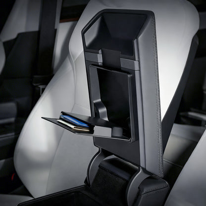 Tesla Model Y Juniper 2025 / Model 3 Highland 2024 Magnetic Armrest Organizer - Hidden Storage Box, Quick Access & OEM Fit