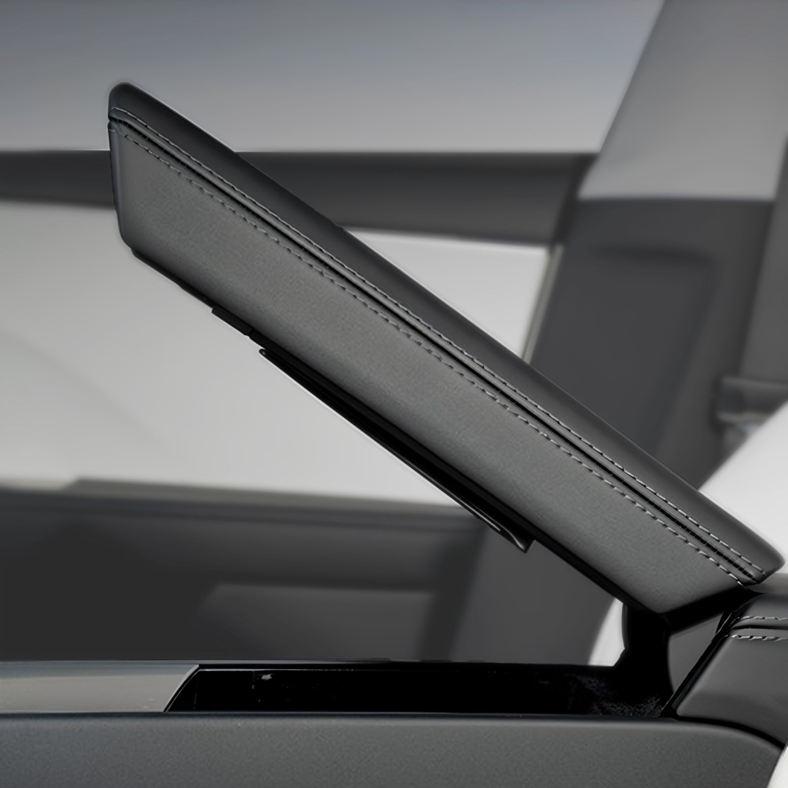 Tesla Model Y Juniper 2025 / Model 3 Highland 2024 Magnetic Armrest Organizer - Hidden Storage Box, Quick Access & OEM Fit