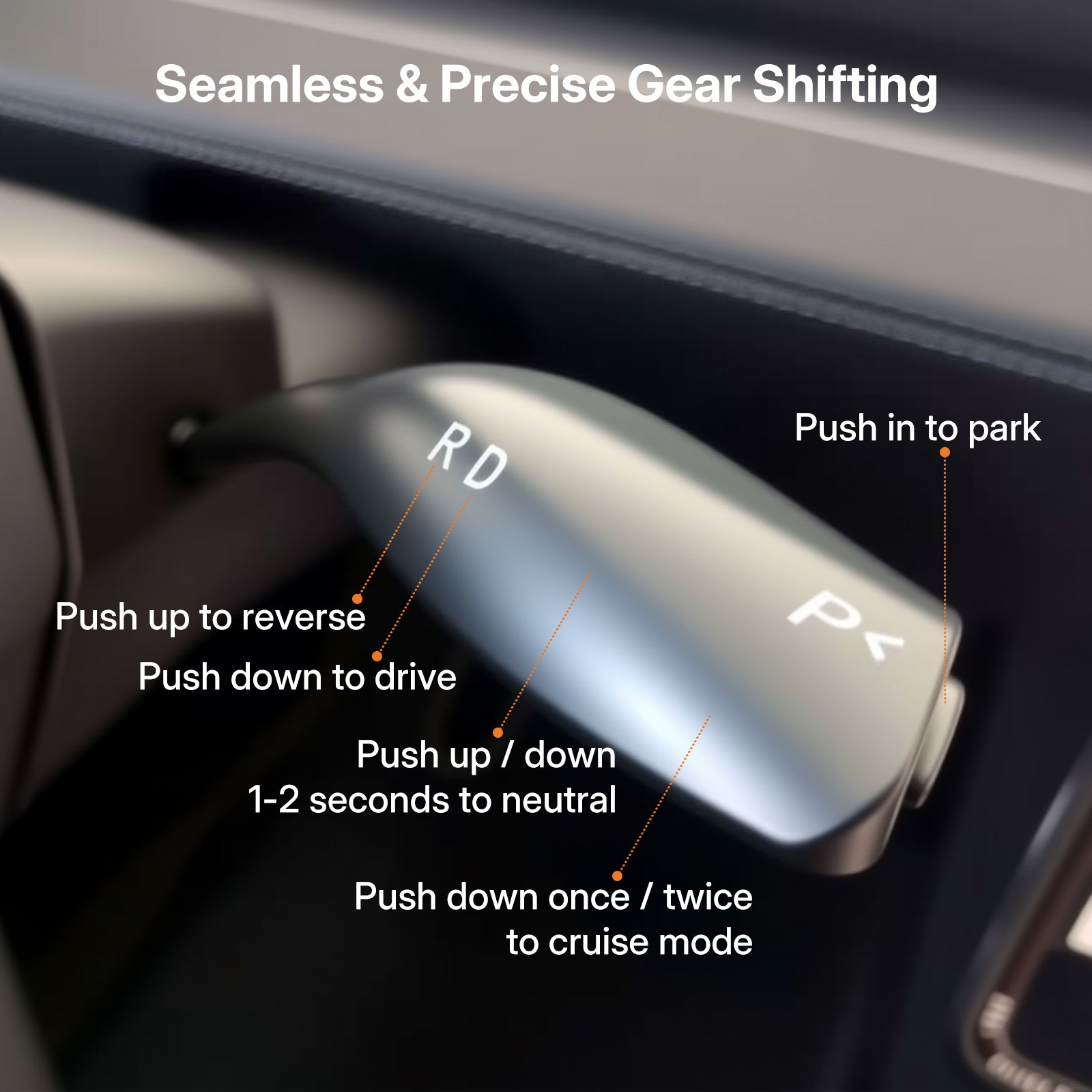 OEM Style Smart Gear Shift Stalk Upgrade Kit for Tesla Model Y Juniper 2025