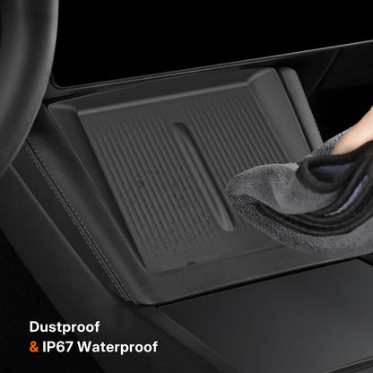 Tesla Model Y Juniper 2025 / Model 3 Highland 2024 Console Wireless Charging Pad - Anti-Slip Silicone Mat, 15W Fast Charging & OEM Fit