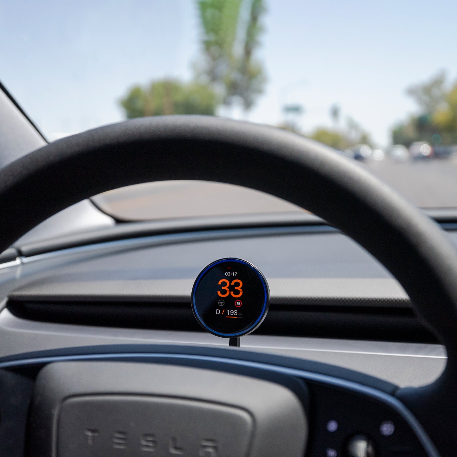 Tesla Model 3 Highland 2024 HUD Display - Wireless OLED Instrument Cluster | Upgraded Smart Mini Screen