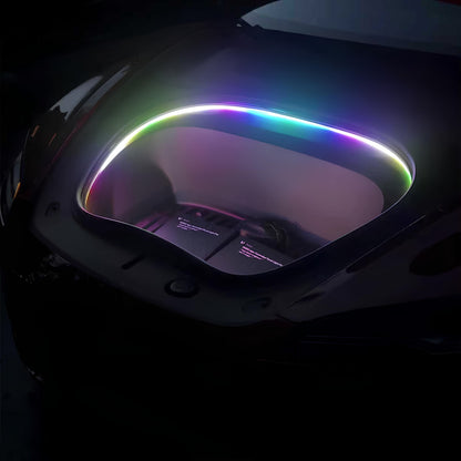 Tesla Model 3 / 3 Highland Frunk Light Pro - App-Controlled RGBIC 16M Color LED Strip, Show Mode & Dynamic Flow for DIY Ambiance
