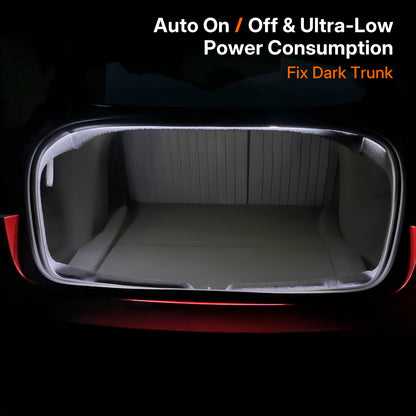 Tesla Model 3 / 3 Highland Trunk Light Pro - App-Controlled RGBIC 16M Color LED Strip, Show Mode & Dynamic Flow for DIY Ambiance