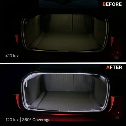 Tesla Model 3 / 3 Highland Trunk Light Pro - App-Controlled RGBIC 16M Color LED Strip, Show Mode & Dynamic Flow for DIY Ambiance