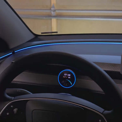 Tesla Model 3 Highland 2024 HUD Display - Wireless OLED Instrument Cluster | Upgraded Smart Mini Screen
