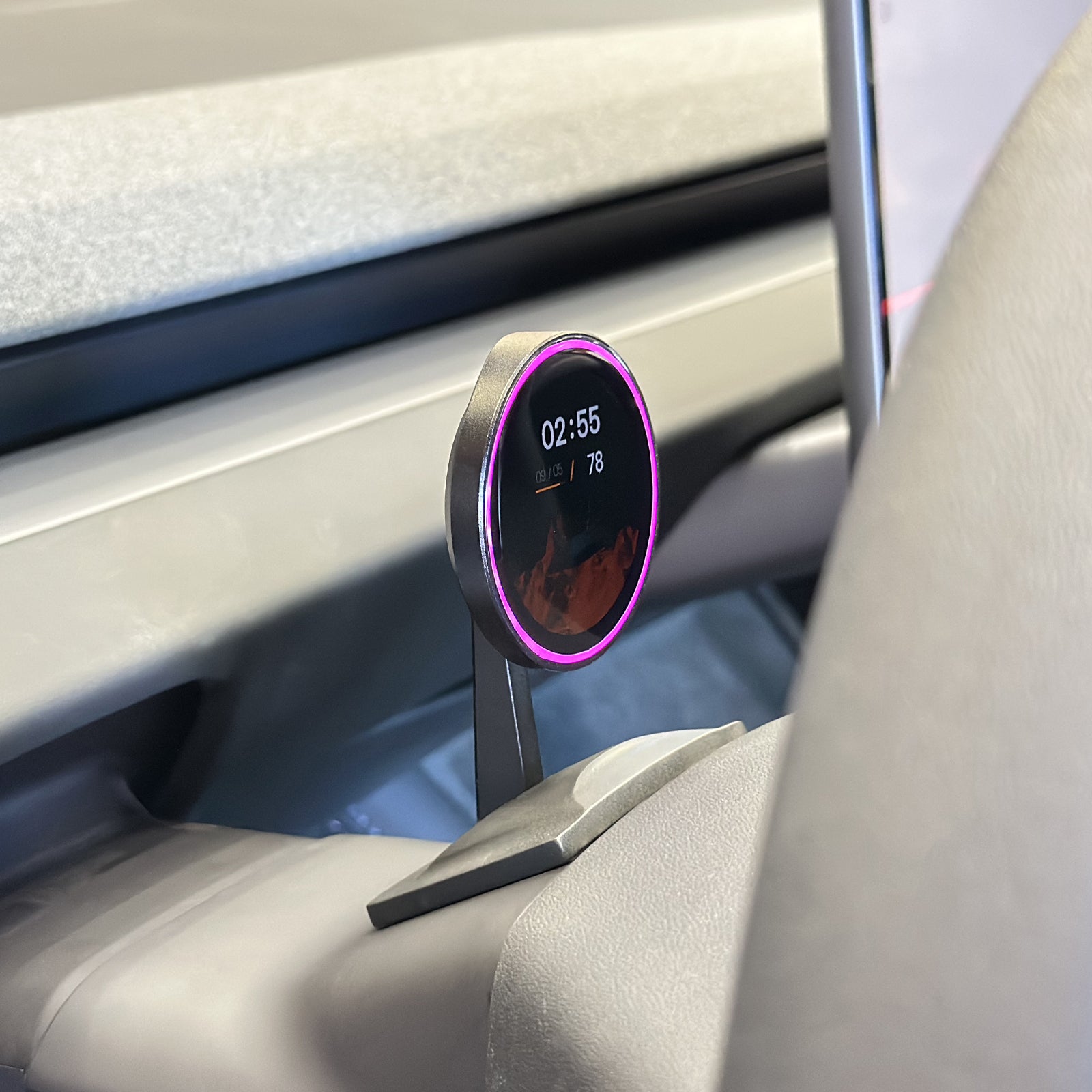 Tesla Model 3 Highland 2024 HUD Display - Wireless OLED Instrument Cluster | Upgraded Smart Mini Screen