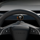 Tesla Model 3 Highland 2024 抬頭顯示器 - 無線 OLED 儀表板 | 升級智慧迷你螢幕