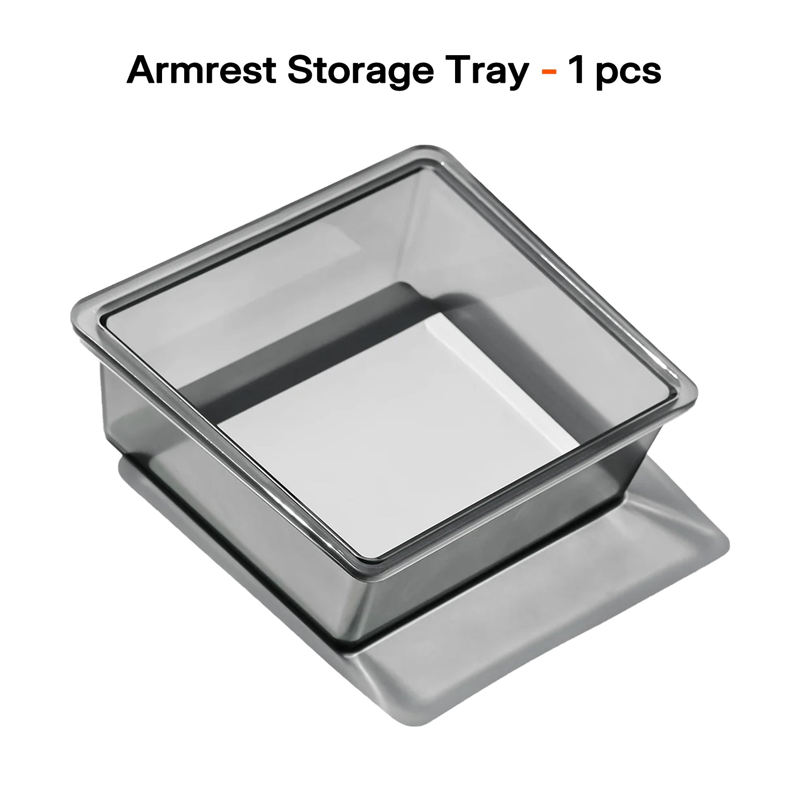 Tesla Model 3 Highland 2024 & Model Y Juniper 2025 Clear Armrest Organizer - See-Through Storage Drawer, Scratch Resistant & OEM Fit