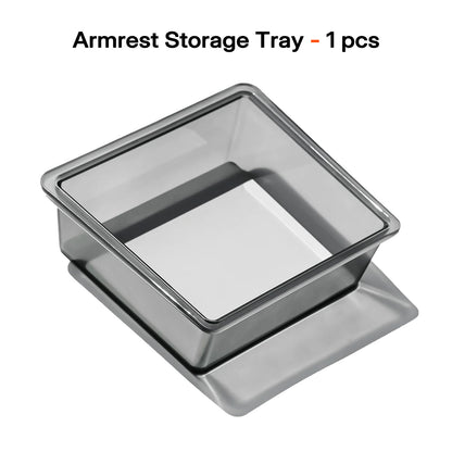 Tesla Model 3 Highland 2024 & Model Y Juniper 2025 Clear Armrest Organizer - See-Through Storage Drawer, Scratch Resistant & OEM Fit