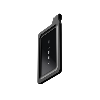 Tesla Key Card Holder - Magnetic Snap Cover & Reinforced Backplate | Installation in Seconds, No Tools！.