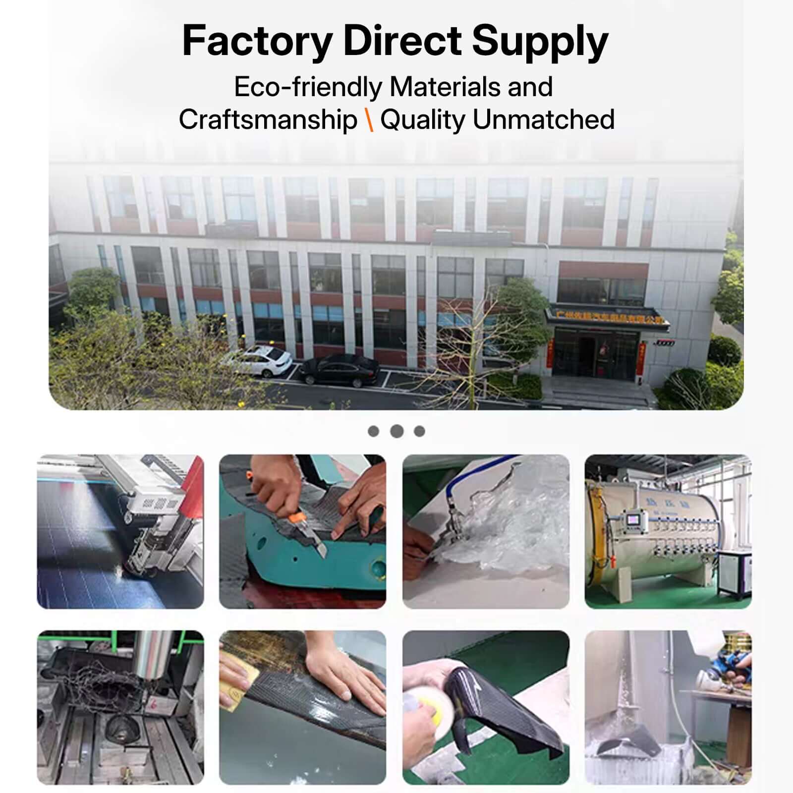 Factory direct supply showcasing eco-friendly materials and craftsmanship for quality unmatched in production