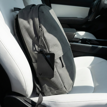 Tesla Key Card Holder - Magnetic Snap Cover & Reinforced Backplate | Installation in Seconds, No Tools！