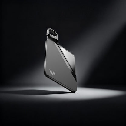 Tesla Key Card Holder - Magnetic Snap Cover & Reinforced Backplate | Installation in Seconds, No Tools！