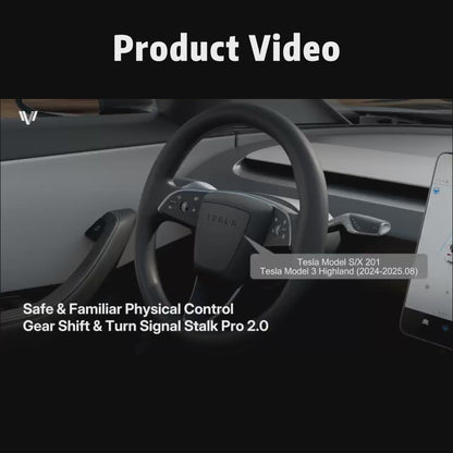 Model S/X 2021+ Gear Shift & Turn Signal Stalk Kit | Smoother Feel