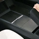 Real Carbon Fiber Center Console Cover for Tesla Model 3 Highland 2024 & Model Y Juniper 2025 - Scratch & Fingerprint Protection (Matte Black)