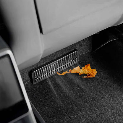 Tesla Model Y Juniper 2025 Under Seat/Rear Air Vent Cover preventing debris in cabin